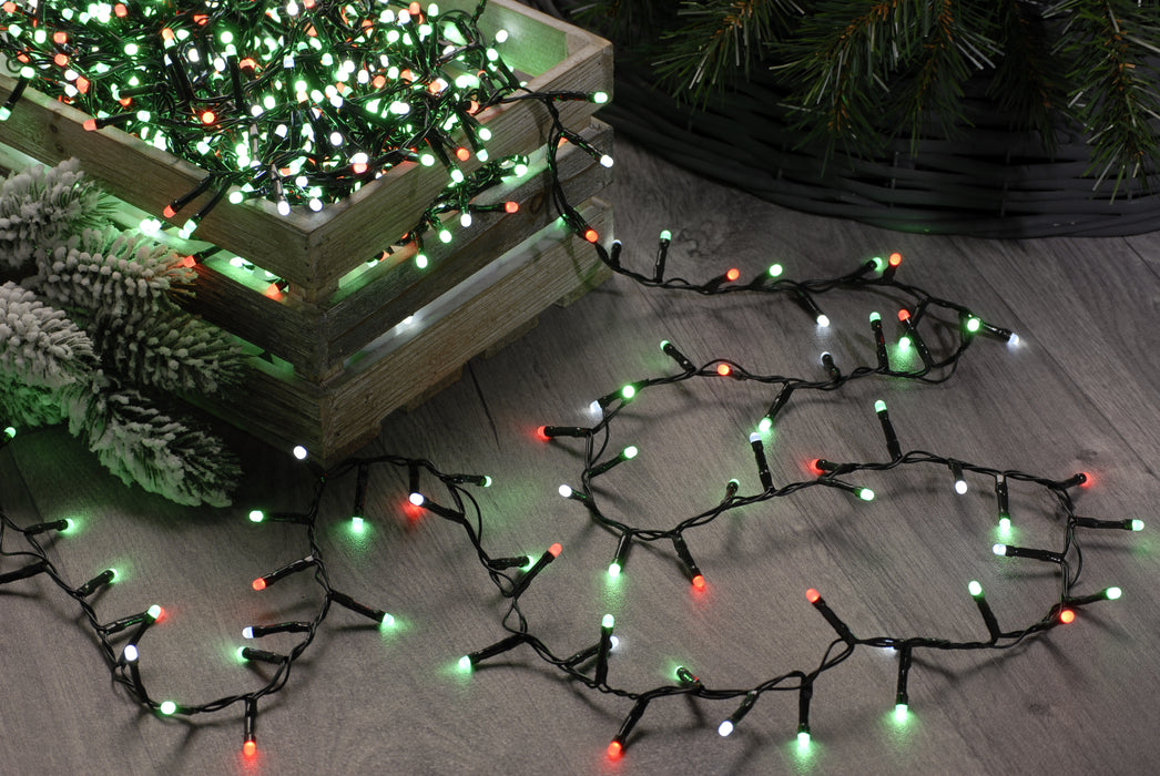 1000 Glow-Worm Jolly Holly Lights