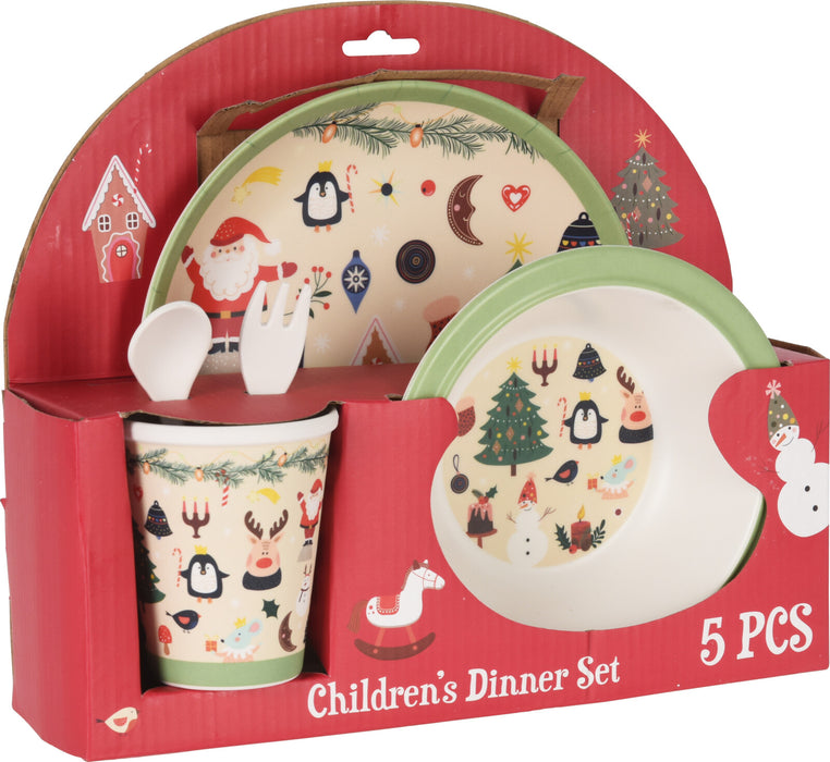 Children's Christmas Dinner Set