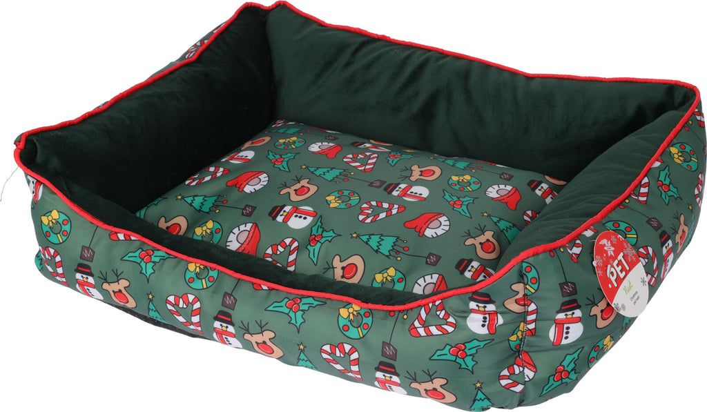Christmas Pet Bed Pines and Needles