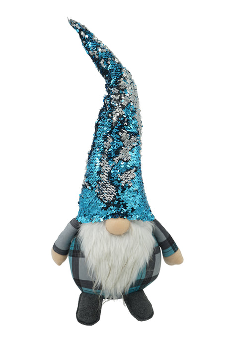 Blue Sequin Standing Gonk, 47cm