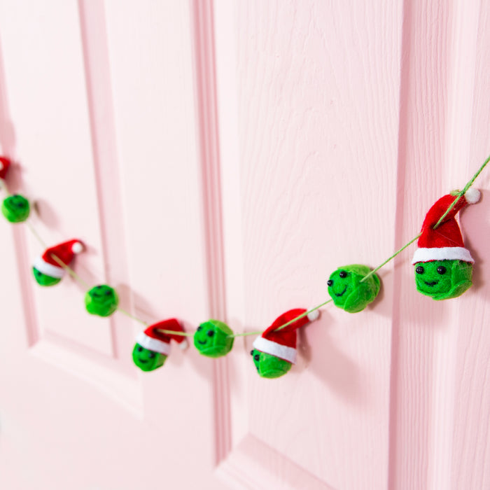 Christmas Sprouts Felt Bunting