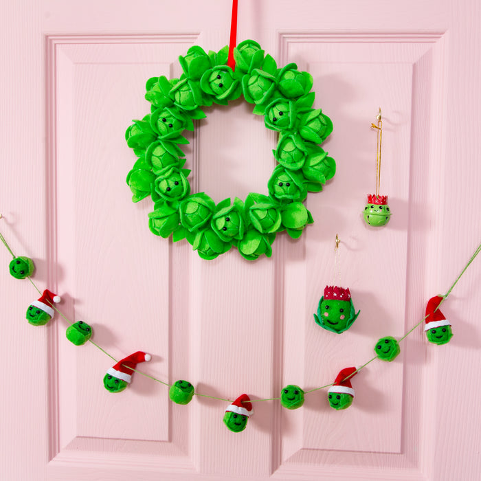 Christmas Sprouts Felt Bunting