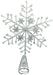 Gisela Graham Silver Snowflake Tree Topper from Pines and Needles