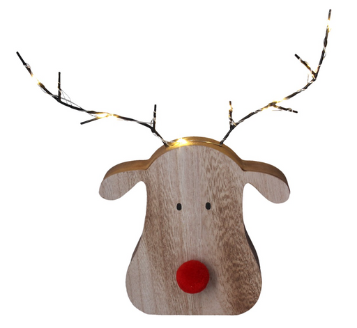 Gisela Graham LED Reindeer Head