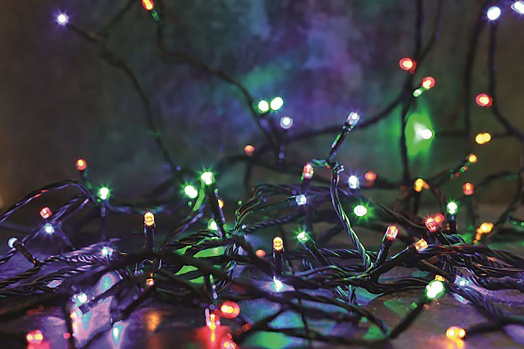 1000 Multicolour Christmas Tree Lights from Pines and Needles